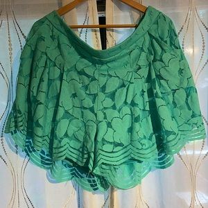 Aqua Lace Torrid Shorts